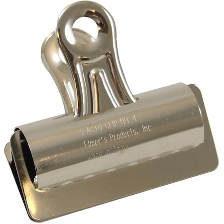 Elmer'S Bulldog Clip, 1" Cap, Size 4, 3"W, 12/BX, Silver PK EPI2004LMR